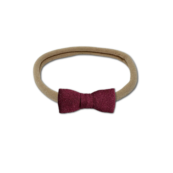 Itty Bitty Bow, Burgundy