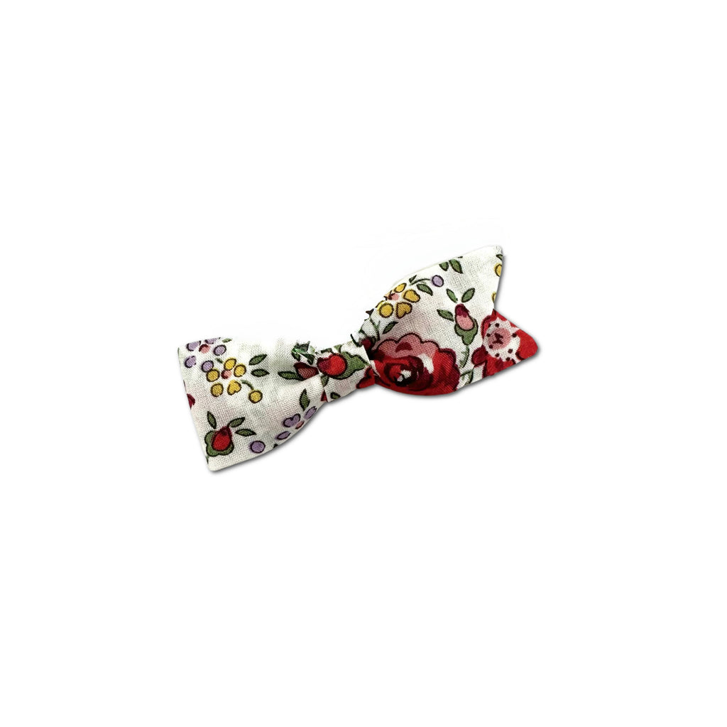 Petal Bow, Liberty of London Red/Cream Floral