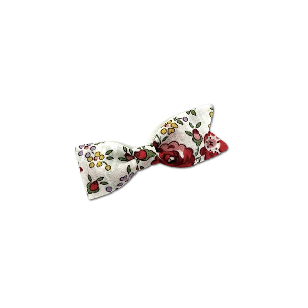 Petal Bow, Liberty Red/Cream Floral