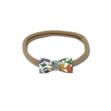 Itty Bitty Bow, Liberty of London Blue Floral