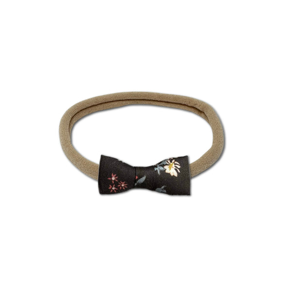 Itty Bitty Bow, Liberty of London Brown Floral