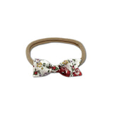 Petal Bow, Liberty of London Red/Cream Floral