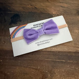 Baby Velvet Bow, Lilac