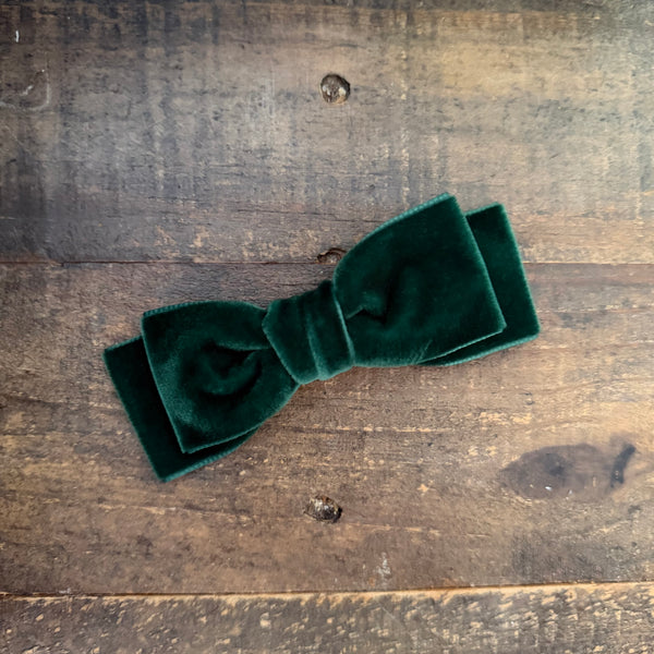 Double Velvet Bow, Pine