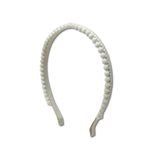 Mini Pom Pom Headband, Ivory