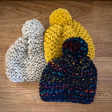 READY TO SHIP! Kids S, Solid Hat in Navy Rainbow