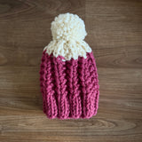 READY TO SHIP! Kids S, Colorblock Hat in Bubblegum/Twinkle