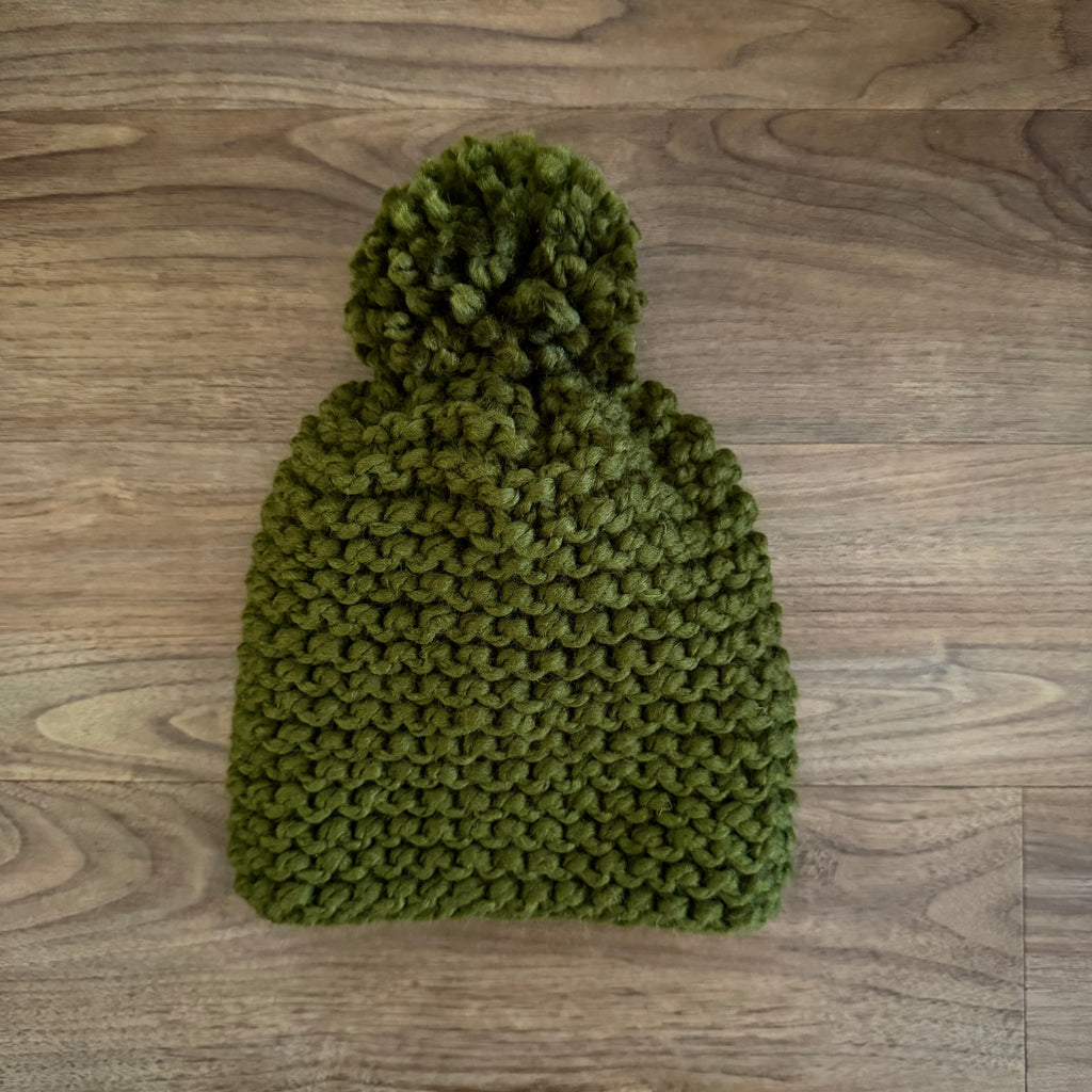 READY TO SHIP! Kids M, Solid Hat in Moss