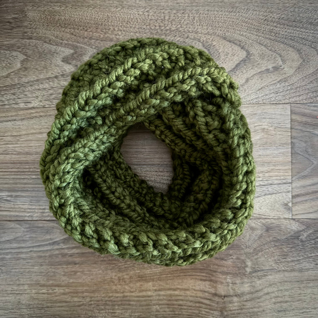 READY TO SHIP! Kids Mini Cameron Scarf, Moss