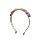 NEW! Rainbow Hearts Headband, Ivory