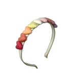 NEW! Rainbow Hearts Headband, Ivory