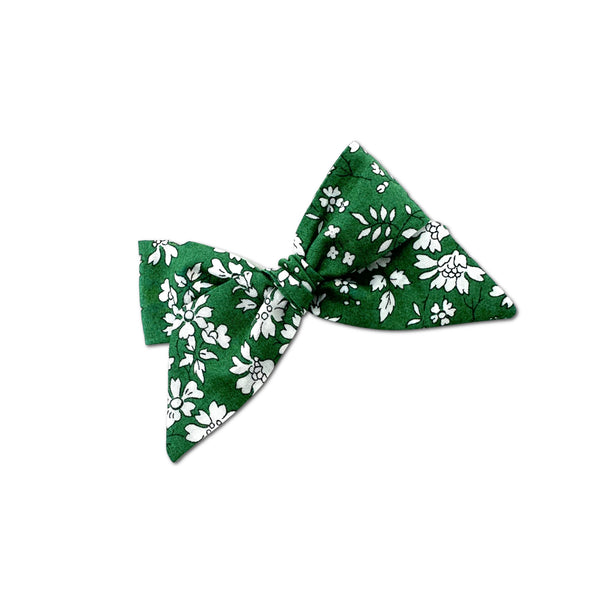 Baby Tied Bow, Liberty of London Green Floral