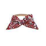Baby Tied Bow, Liberty of London Red Floral