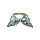 Baby Tied Bow, Liberty of London Blue Strawberries