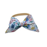 Baby Tied Bow, Liberty of London Periwinkle Floral