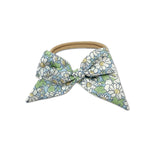 Baby Tied Bow, Liberty of London Blue Daisies