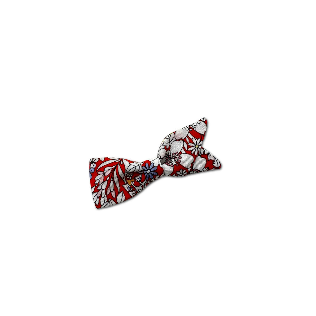 Petal Bow, Liberty of London Red Floral