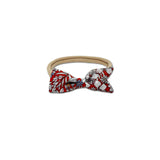 Petal Bow, Liberty of London Red Floral