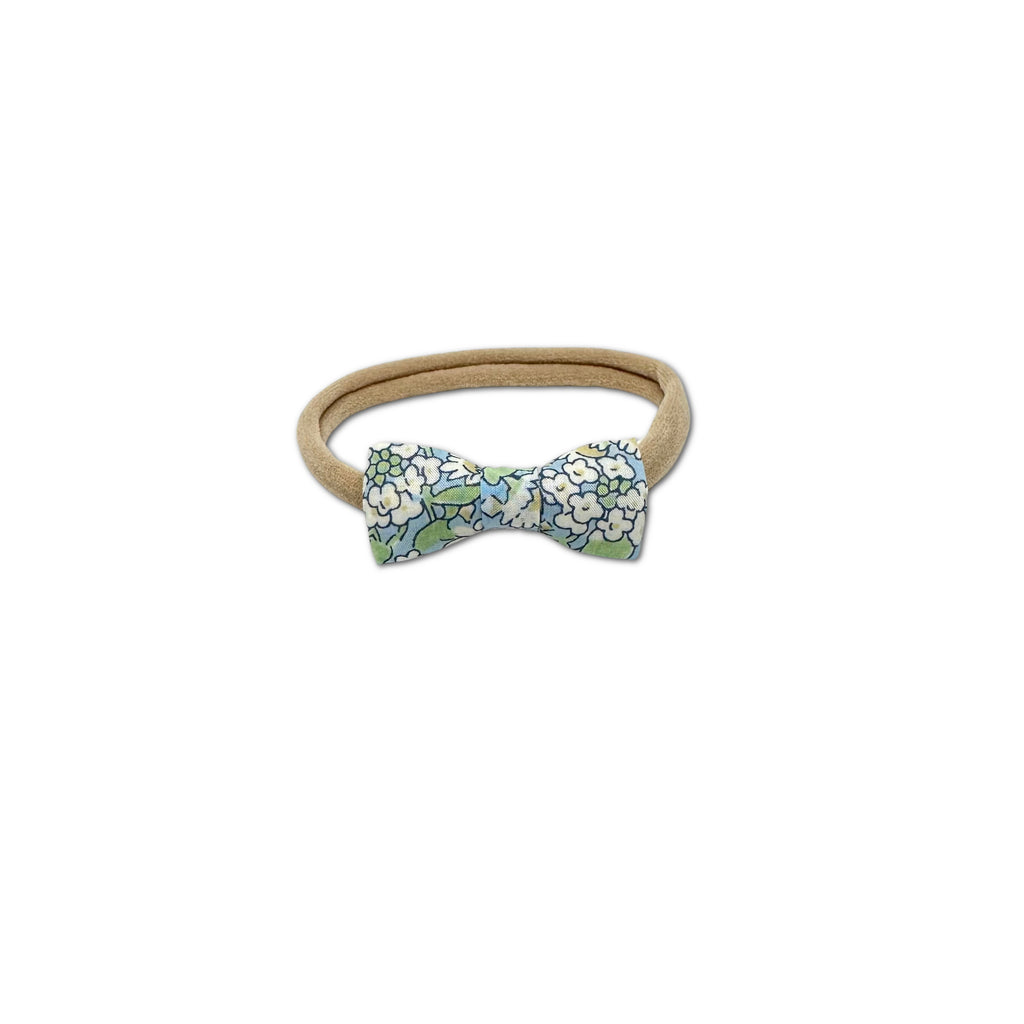 Itty Bitty Bow, Liberty of London Blue Daisies
