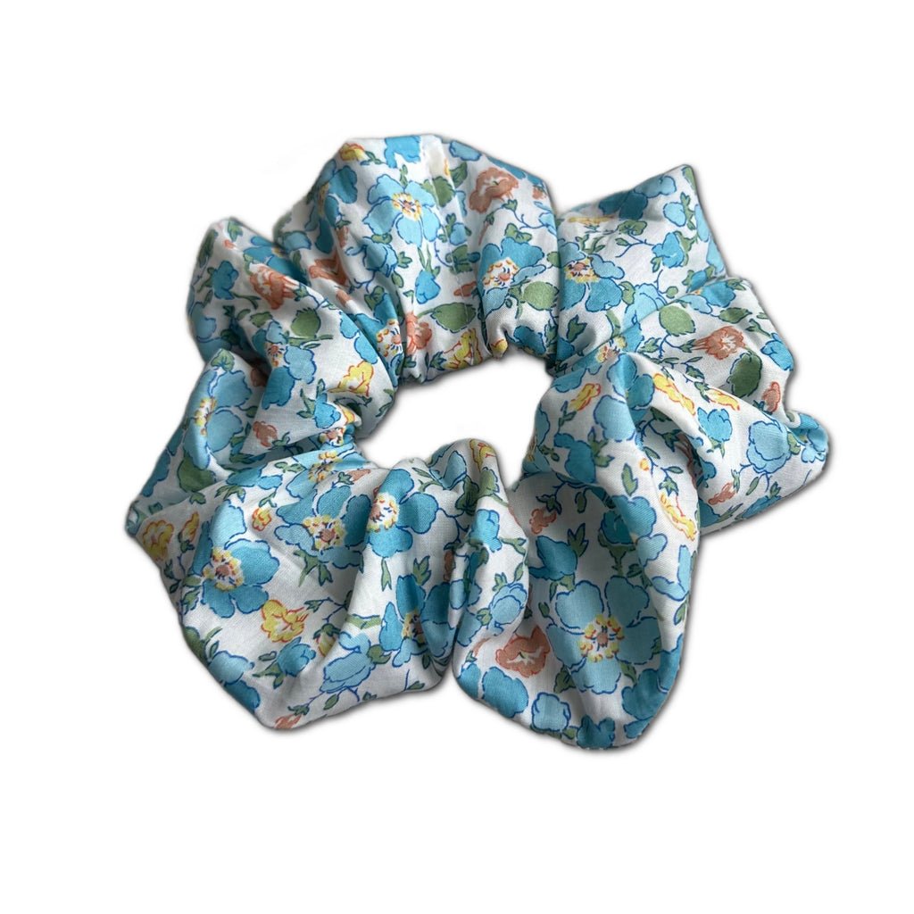 Scrunchie, Liberty Sky Blue Florals