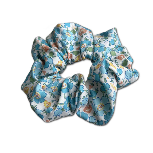Scrunchie, Liberty Sky Blue Florals