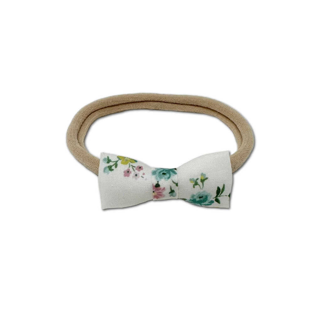 Itty Bitty Bow, Liberty Ivory Floral