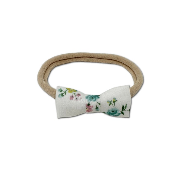 Itty Bitty Bow, Liberty Ivory Floral
