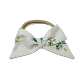Baby Tied Bow, Liberty Ivory Floral