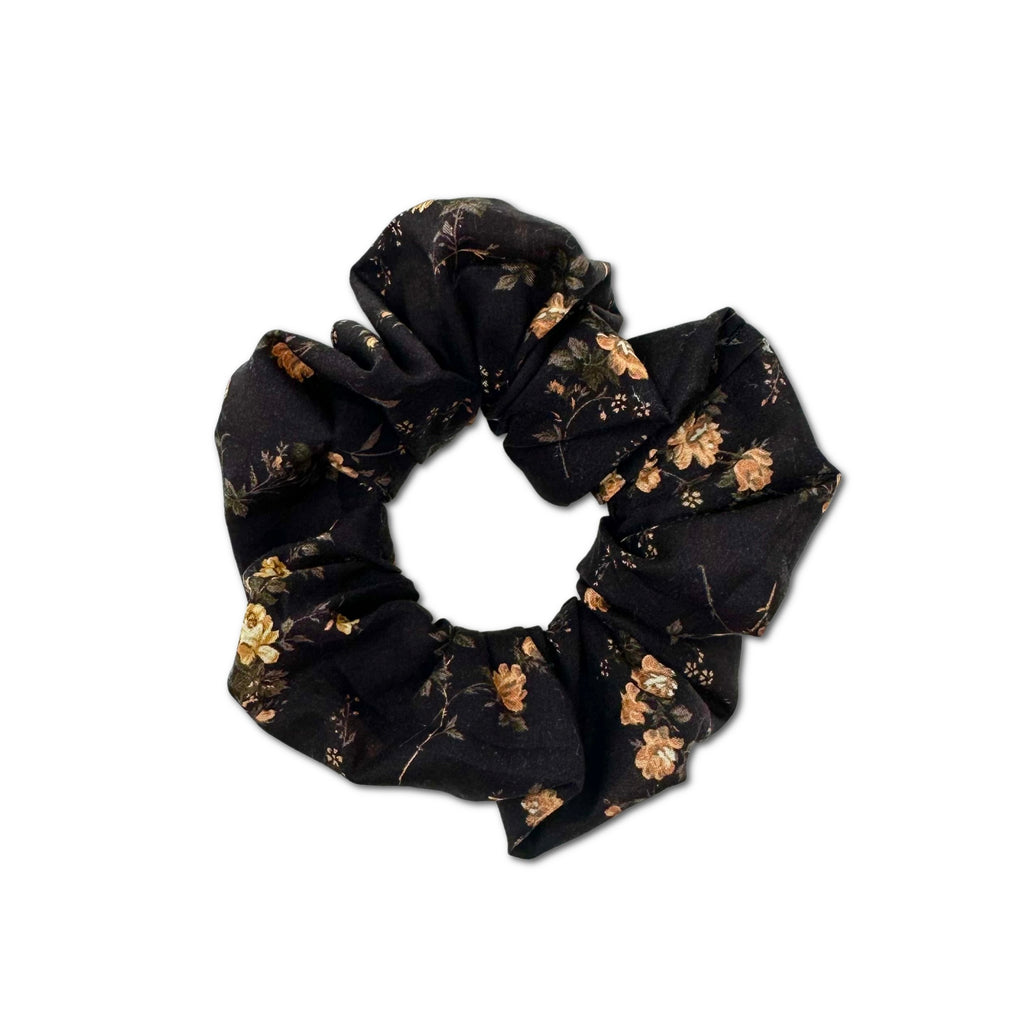 Scrunchie, Liberty Black Floral