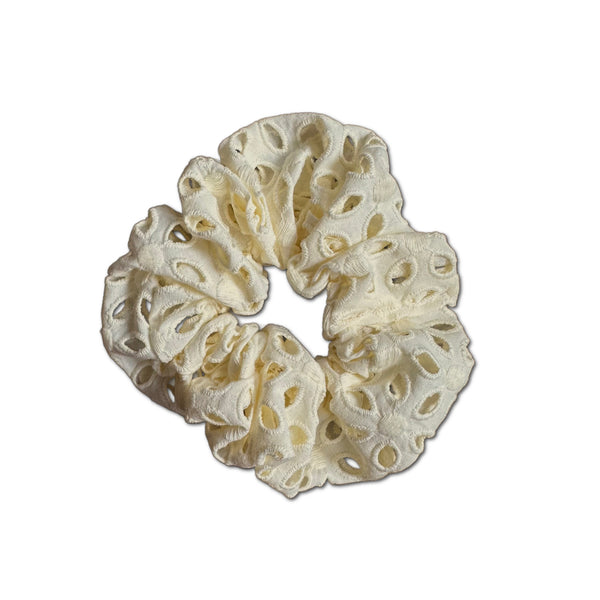 Scrunchie, Yellow Eyelet