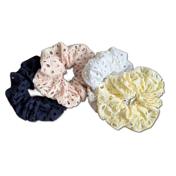 Eyelet Scrunchies, Bundle Set
