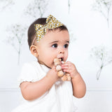 Baby Tied Bow, Liberty of London Mustard Floral