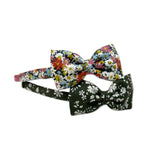 NEW! Liberty Bow Headband, Olive Floral