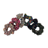 Scrunchie, Liberty Black Daisies