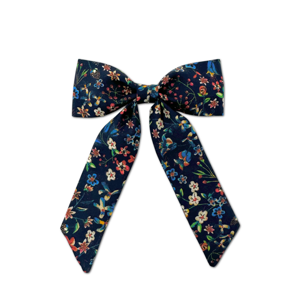 Classic Bow, Liberty of London Inky Blue Floral