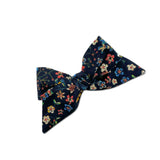 Baby Tied Bow, Liberty of London Inky Blue Floral