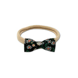 Itty Bitty Bow, Liberty of London Black Daisies