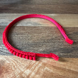 Mini Pom Pom Headband, Red