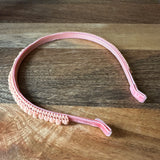 Mini Pom Pom Headband, Peach