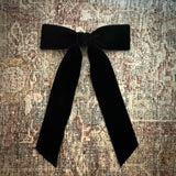 Mademoiselle Velvet Bow, Black