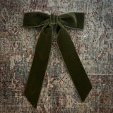 Mademoiselle Velvet Bow, Loden