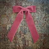 Mademoiselle Velvet Bow, Rose