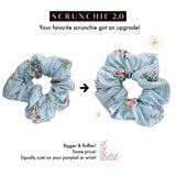 NEW! Scrunchie, Liberty Burgundy Floral