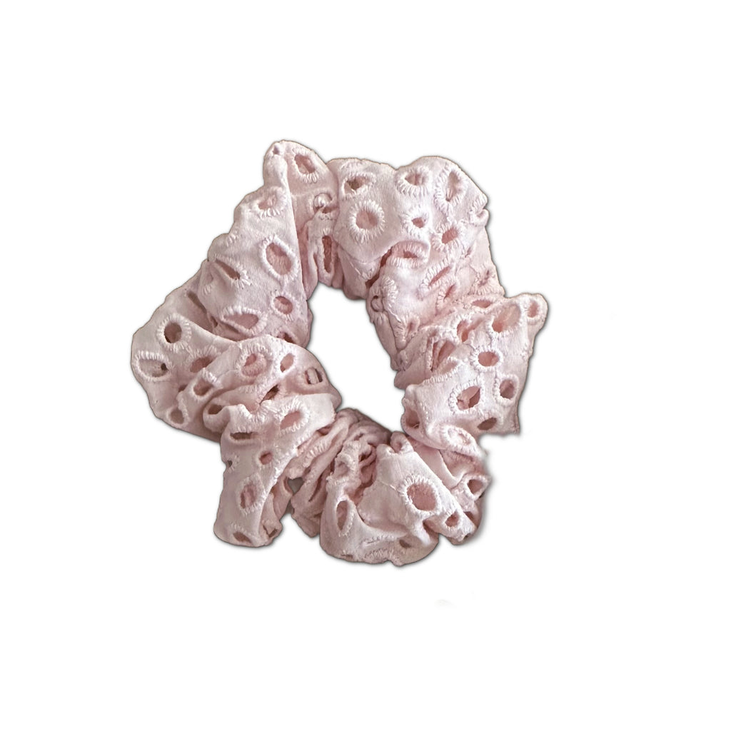 Scrunchie, Blush Eyelet