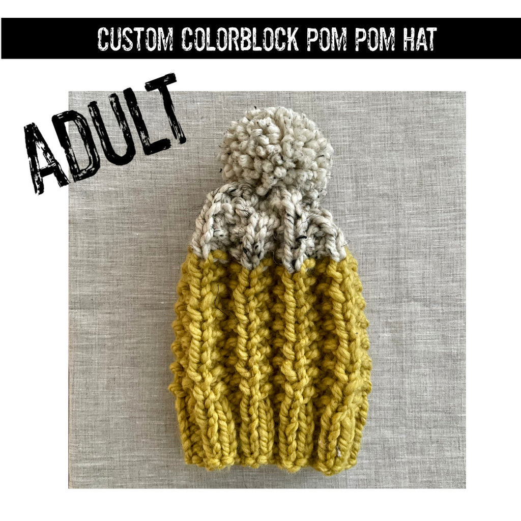 CUSTOM Adult Colorblock Hat