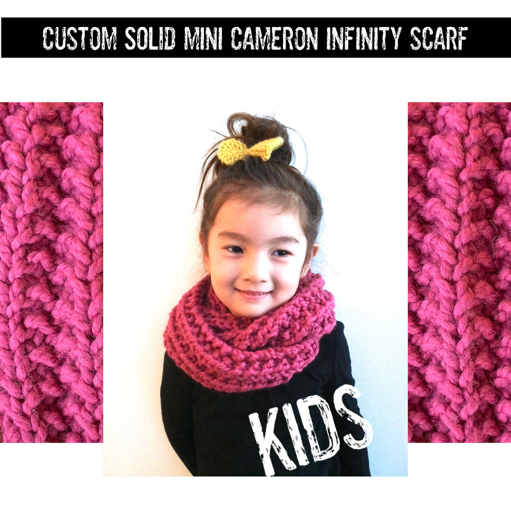 CUSTOM Kids Solid Mini Cameron Scarf