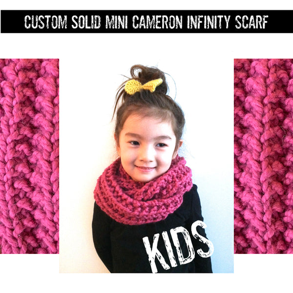 CUSTOM Kids Solid Mini Cameron Scarf