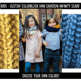 CUSTOM Kids Colorblock Mini Cameron Scarf