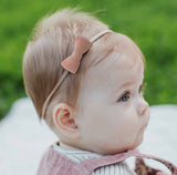 Itty Bitty Bow Baby Headbands, Pink/Yellow Bundle Set