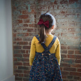 Baby Tied Bow, Burgundy